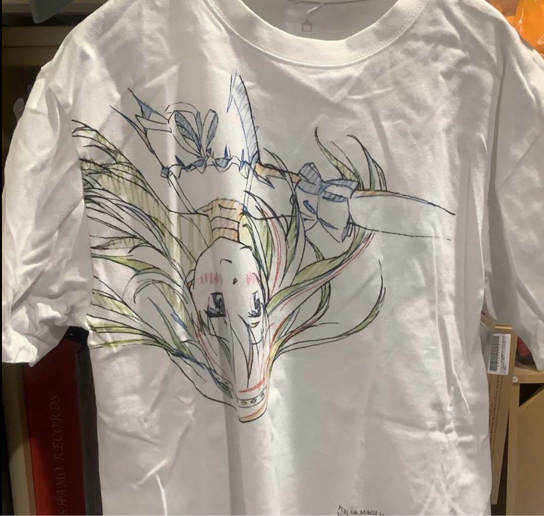 

[USED] Sold out Madoka Magi character illustration T-shirt L size