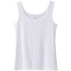 Quick Dry Under Tank Size L Women's Top, Deodorizing, Moisture-Wicking, Quick-Drying, C2JAA302, White,