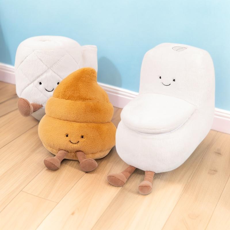 Lustiges Realistisches Toilettenpapier Plüschtier Toilettenabzieher Kacke Design Für Jungen Mädchen Kinder Humorvolles Scherzgeschenk Neuheit Gag Geschenk Id