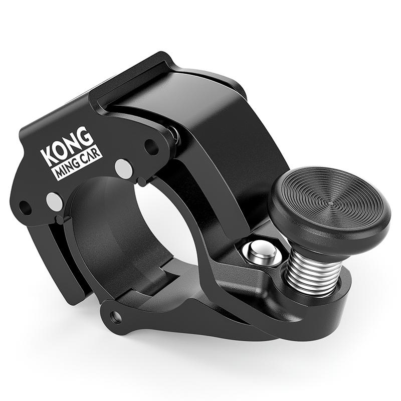 Hot Sale Mini Aluminum Alloy Bicycle Bell High Decibels Smart Loud MTB Riding Bell for Easy Visibility High Decibel чёрный