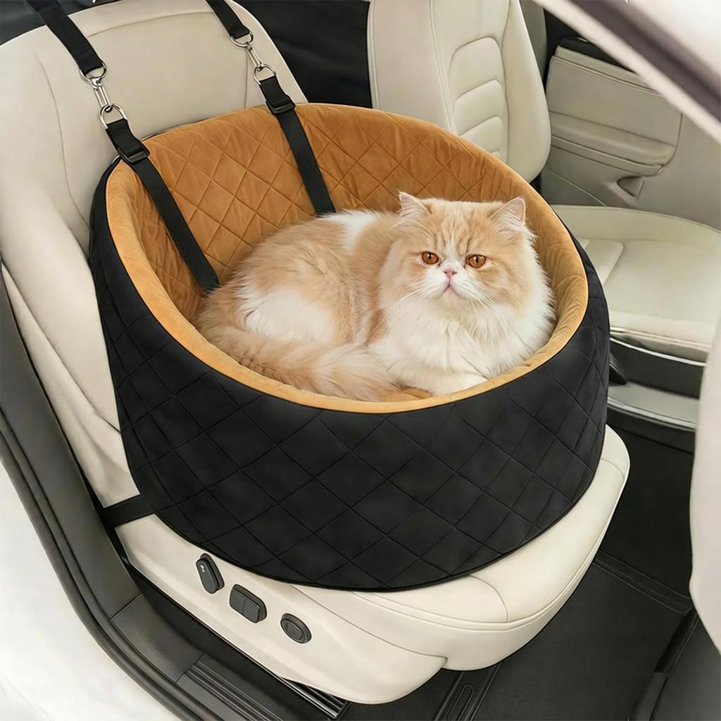 Dog Car Pet House for Medium and Small Suitable for Machine Can Be Used As an Indoor Comfortable Car Travel Support [pronala] Bed, Dogs,