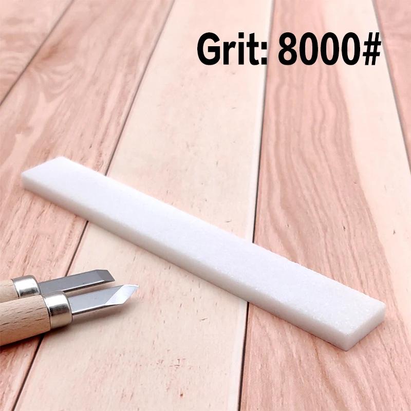 Double-Sided Knife Sharpener, Professional Polishing, Fine Grinding, Fine Green, Natural Agate, Ruby Sharpening Stone 8000/10000