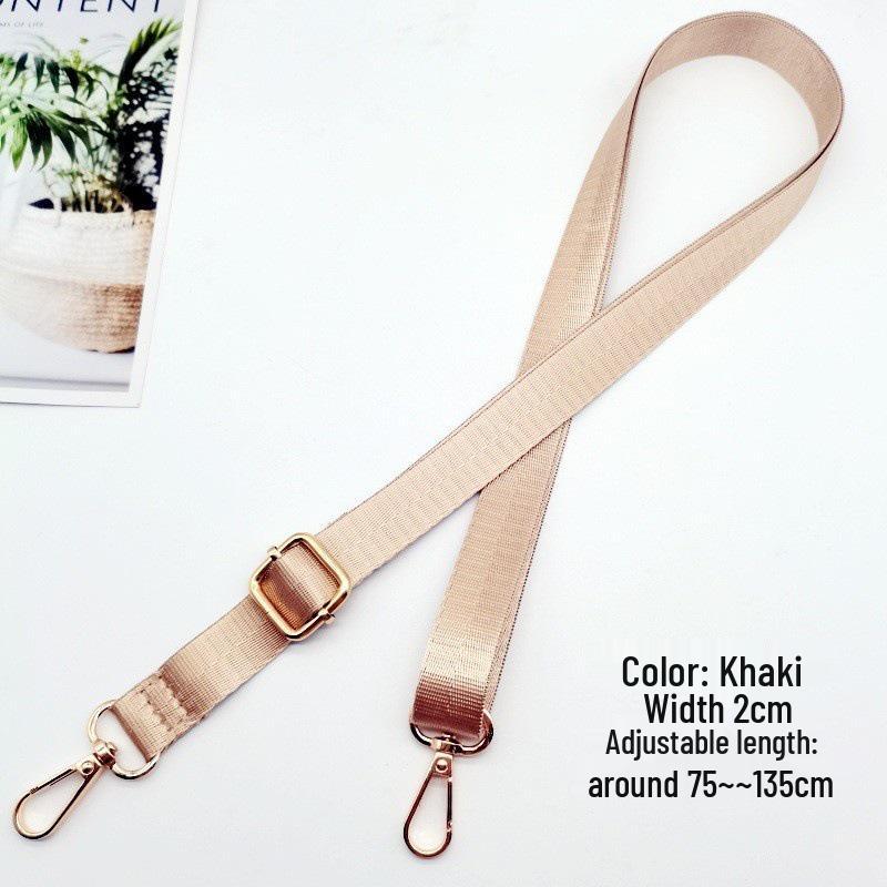 Adjustable Solid Color Crossbody Bag Straps: Fashionable and Versatile Handbag Accessories.