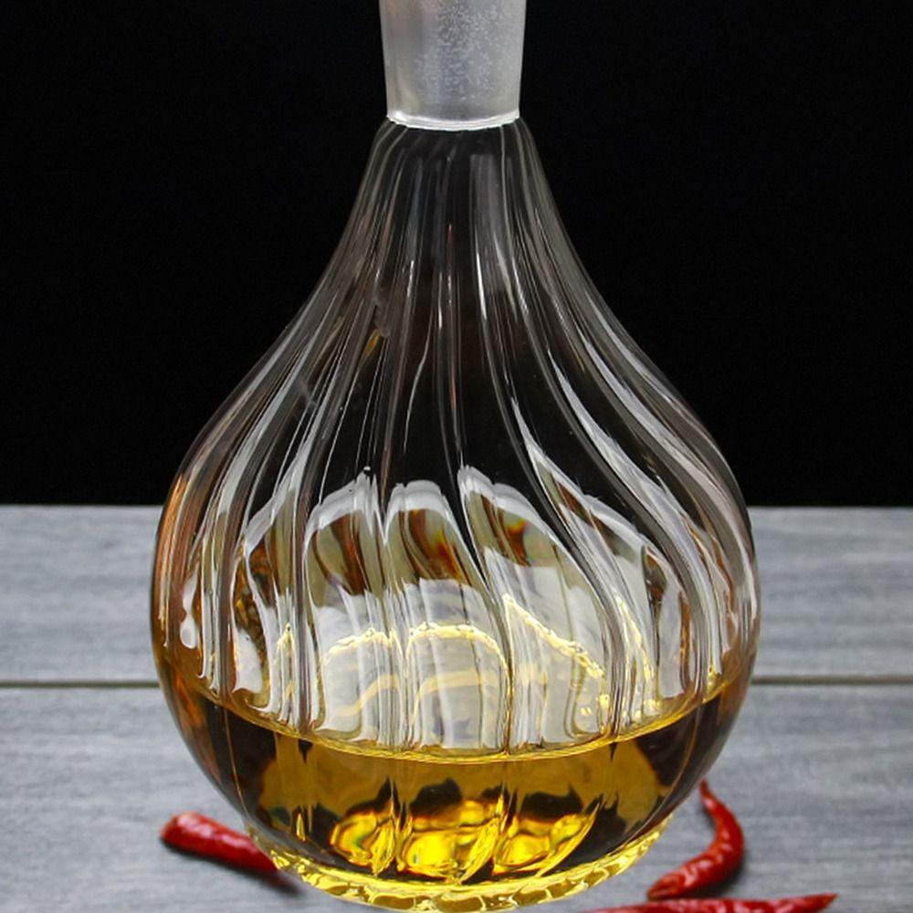 500/900ml Oil Dispenser Glass Condiment Container Non-drip Vinegar Bottle  BBQ