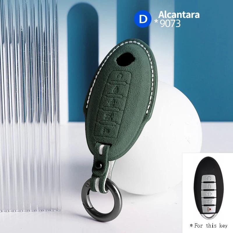 Interior Mouldings 5 Button Car Key Case Cover Shell For Nissan Patrol Y62 Altima Maxima Remote Keychain Accessories