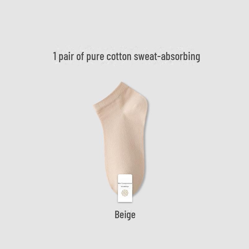 

Жіночі літні тонкі бавовняні шкарпетки-човники, що не ковзають - короткі спортивні шкарпетки для весни та літа