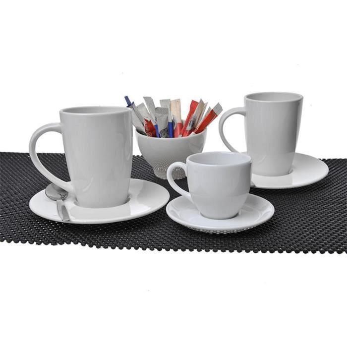 Tapis antidérapant - proplus - 120x100cm - noir - sous-couche antidérapante - découpable sur mesure