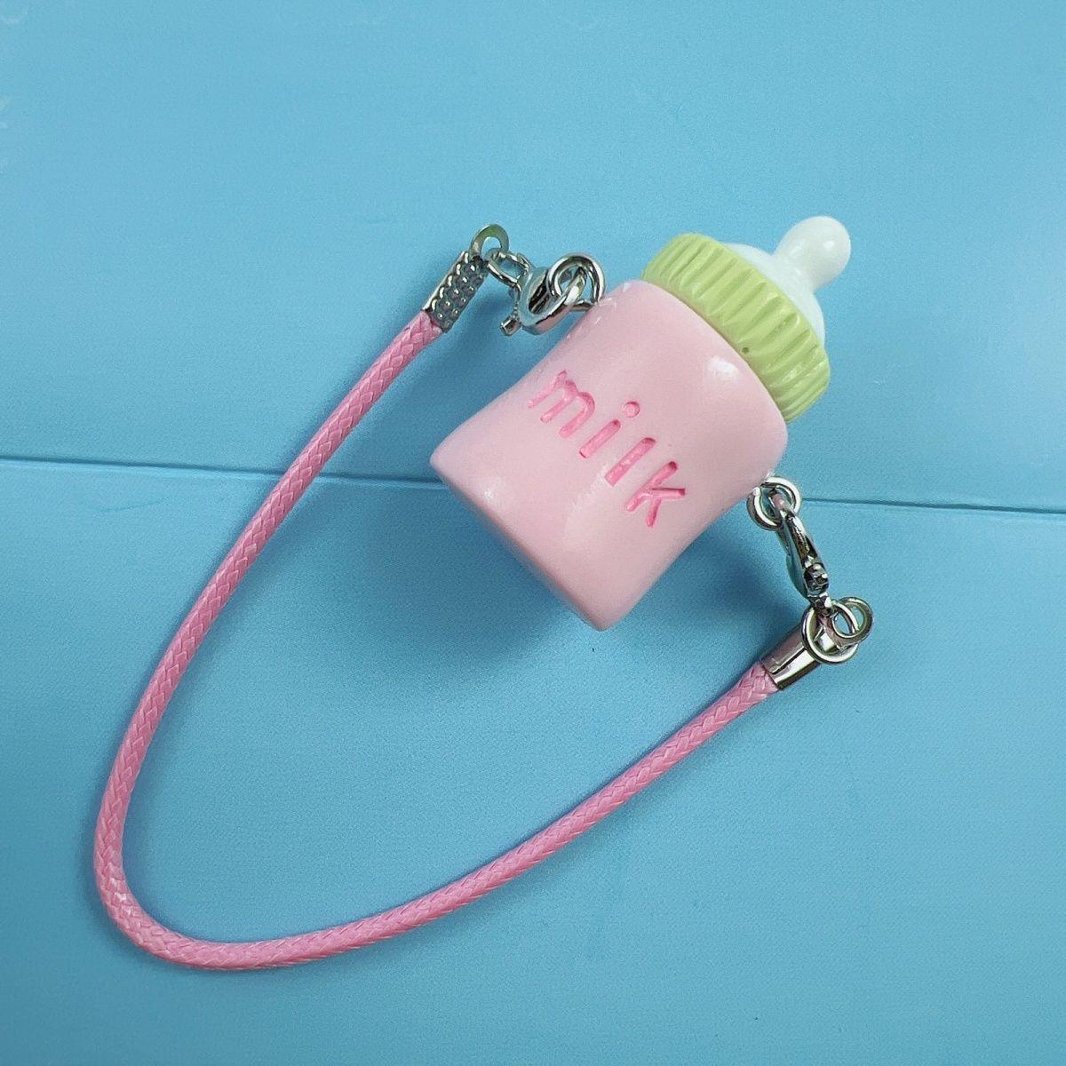 

Insulated Mini Kettle Pendant: Cute Milk Bottle & Doll Water Cup Accessories