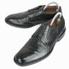 Guy Laroche Leather Goodyear Plain Toe 25.5 Black Dress Shoes(USED)