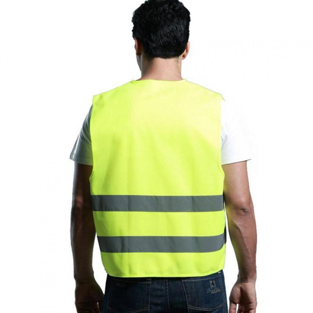 Breathable Reflective Stripes Safety Guard Vest High Visibility Warning Vest KTY