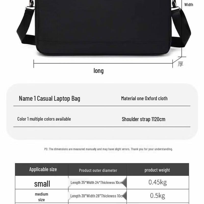 WEZHO Men's Business Laptop Briefcase