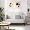Back Cushion Cloud Grey 45 X 20 X 35 Cm Fabric