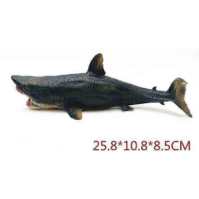 Megalodon Tiger Shark Great White Shark Marine Animal Doll Collection Toy Gift Shark Decoration ModelGreat White Shark