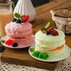 Realistic Dessert Model Faux Cake Decoration for Kitchen Display and Photo Shoot Artificial Food Photography Accessories