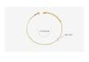 Minimalist Women's 18K Gold-Plated Titanium Snake Chain Bracelet