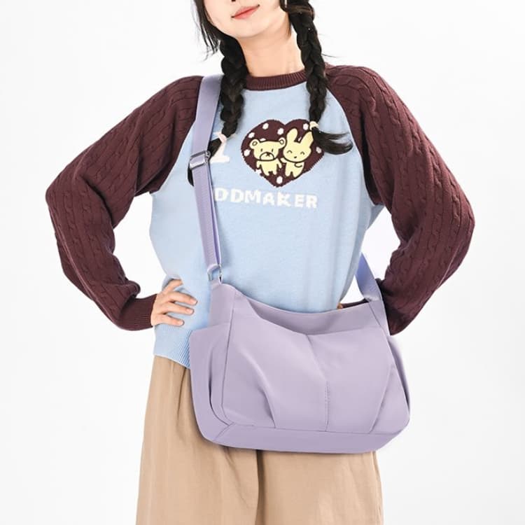 Borsa a tracolla semplice grande capacità messenger tote borsa da donna