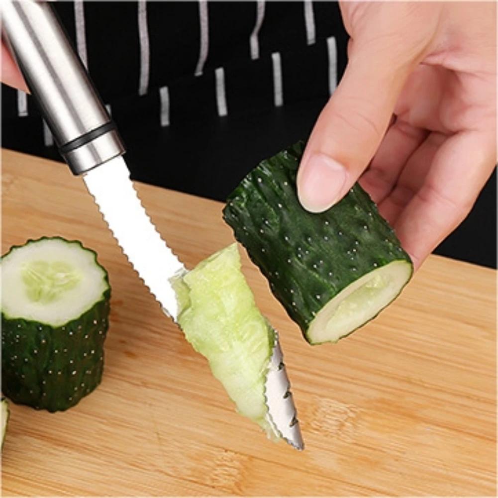 Oțel inoxidabil tăiat ardei la miez de uz casnic piele de tigru ardei verde cu semințe tăietor de legume Dispozitiv de îndepărtare a miezului de roșii Instrument de deseeder