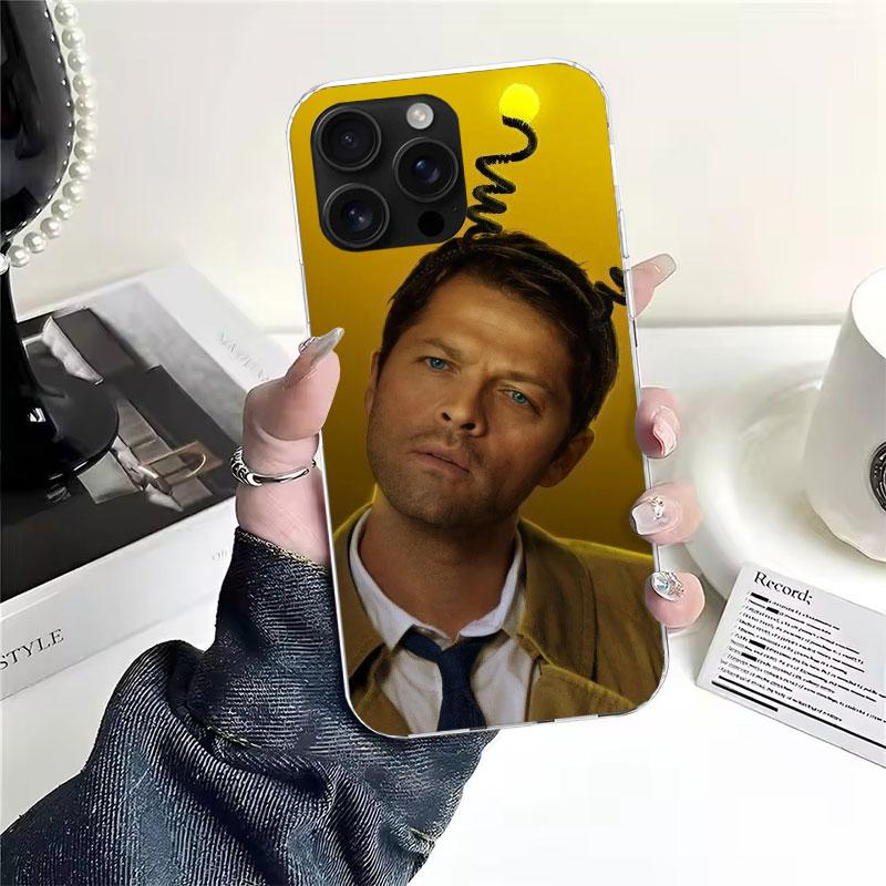 Angel Castiel Supernatural Soft Phone Case For IPhone 18 11 17 Air 16E 16 Pro Max 15 + 14 Plus 13 Mini 12 Apple 7 SE 8 Fundas Coque