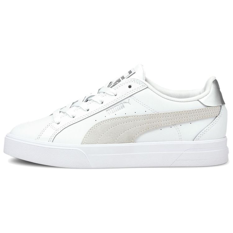 Puma Announcer Non-Slip Low-Top Skate Shoes Women Sneakers White 380635-02