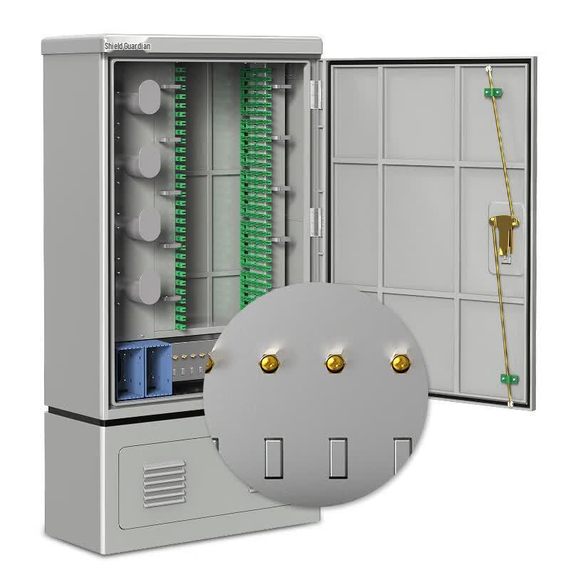 SDWS Outdoor SC 288-Core Fiber Optic Distribution Cabinet
