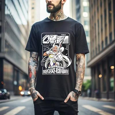 100% Baumwolle TOPS UNISEX T-SHIRTS HERREN DAMEN Rabbit Hero Mirko T-Shirt Rumi Usagiyama Miruko Bnha My Hero Academia Geschenk 217