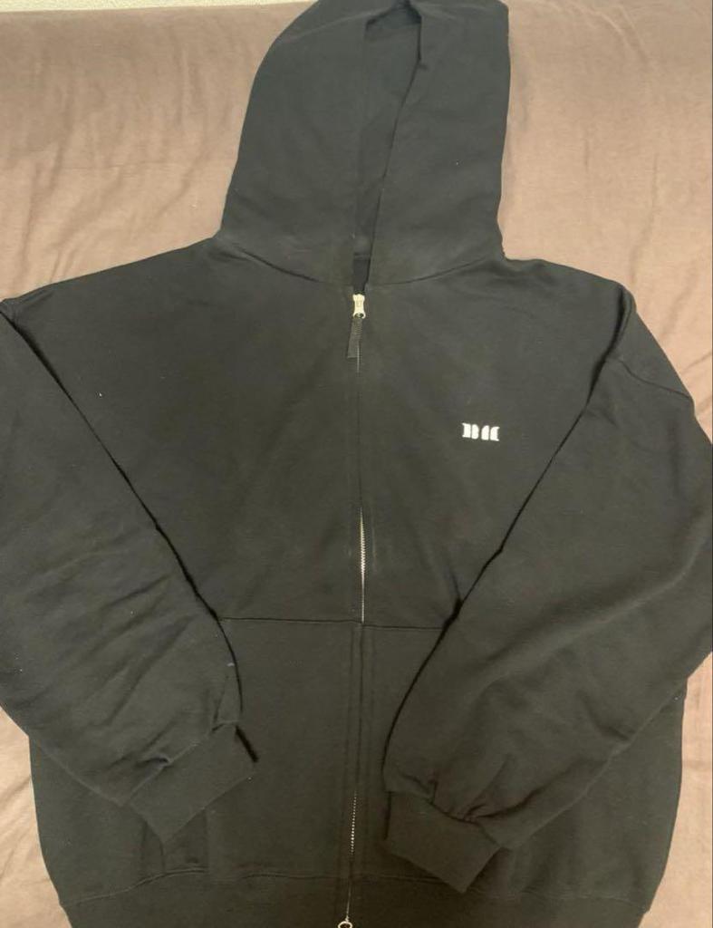 [USED] babymonster black zip hoodie