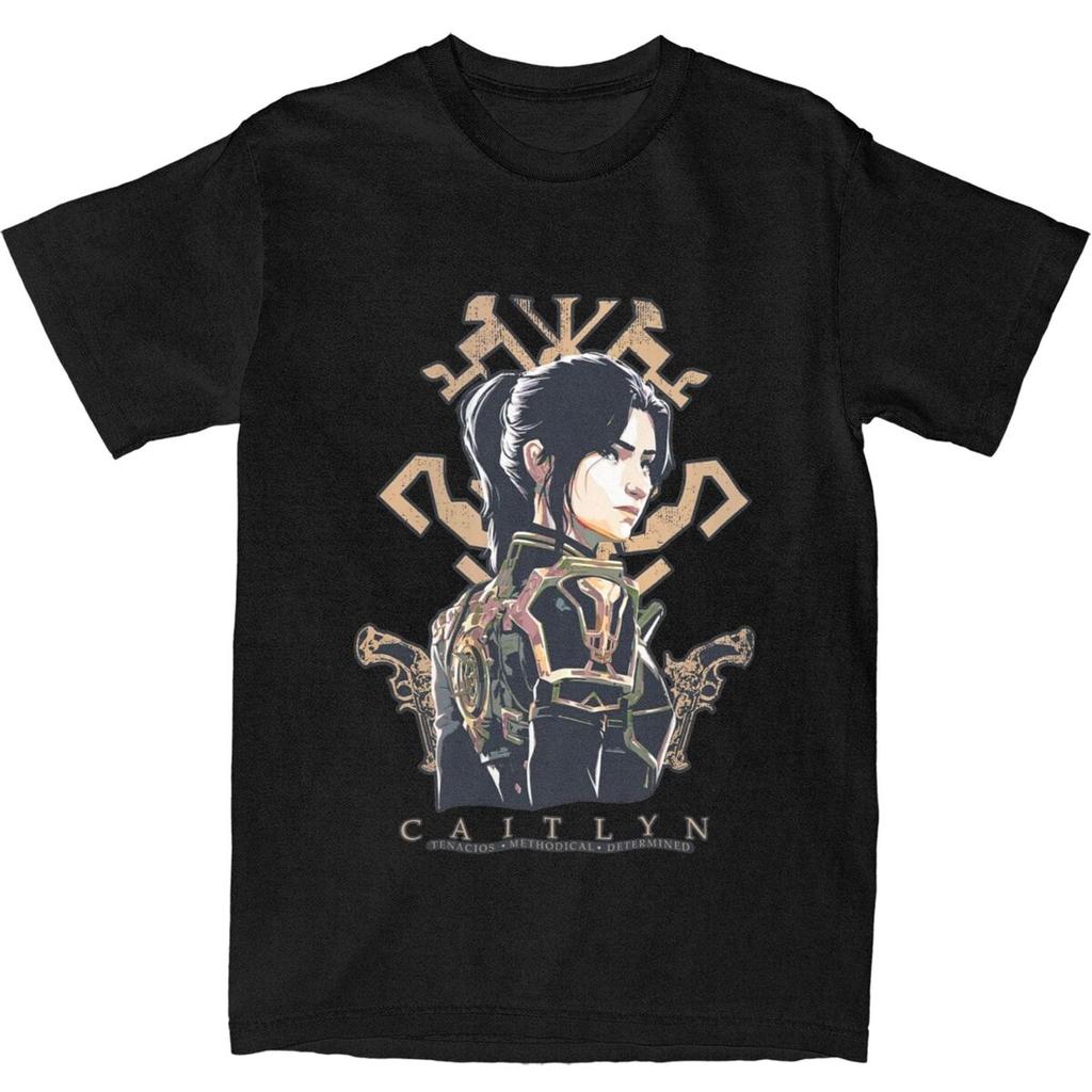 Vintage Jayce And Viktor Arcane Bootleg Tee Shirt for Men Women Gift T Shirts 100% Cotton Clothes