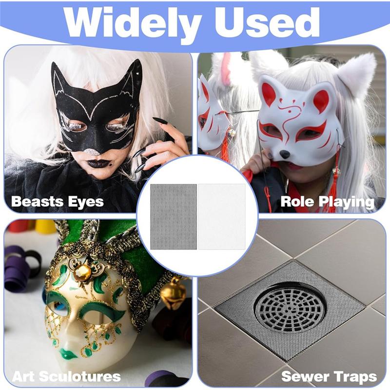 HHO-Waterproof Fursuit Eyes Mesh 10 Sheets, Printable Blank For Handicraft For Mask, Props Sculpting Supplies