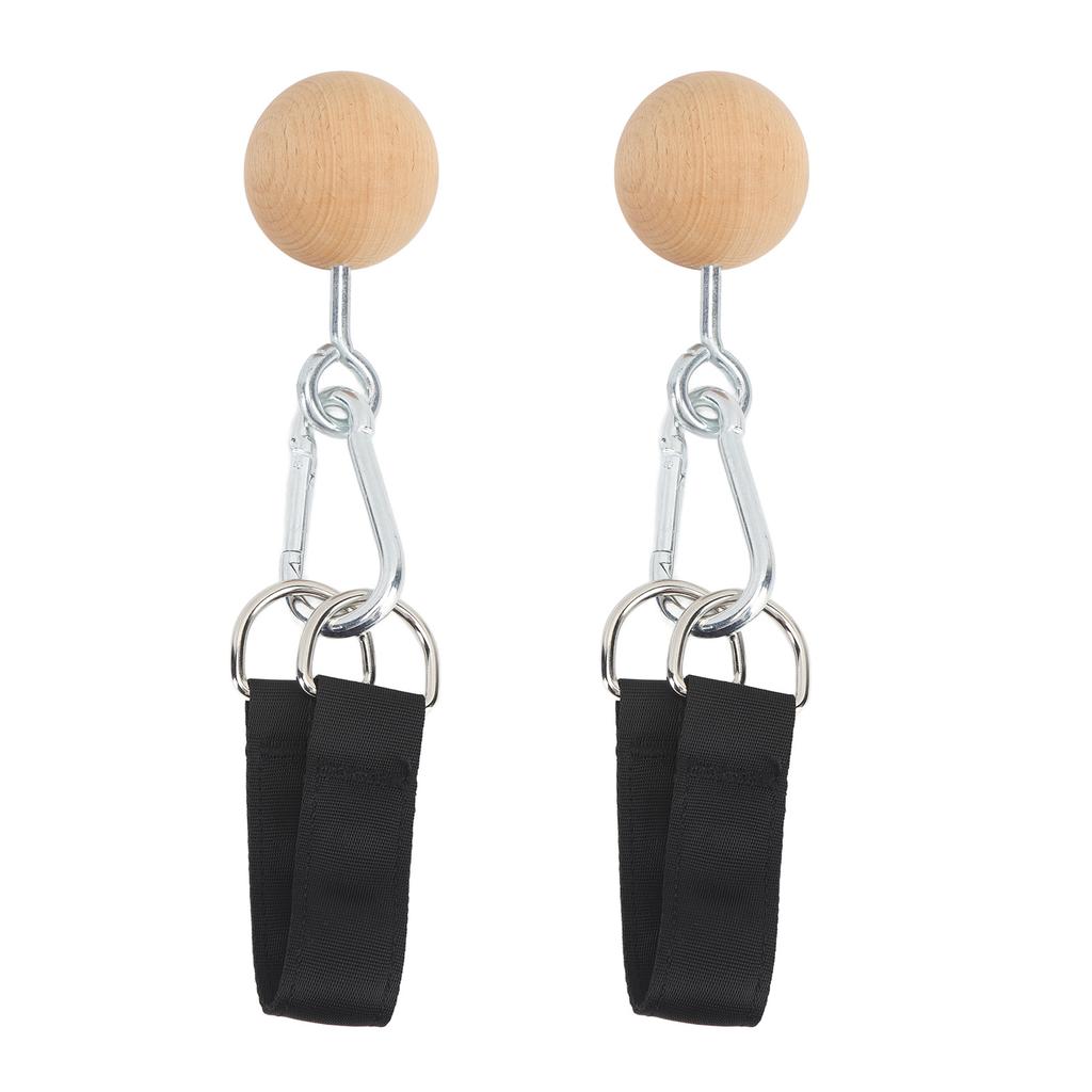 Wooden Pull Up Balls Rock Climbing Holds Training Set Arm Strength Trainer Pull Up Ball
