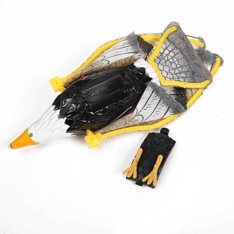 Non-Toxic 1Pcs Electric Flying Eagle Electronic Pet Toy Rotating Simulation Flying Bird With Light Music