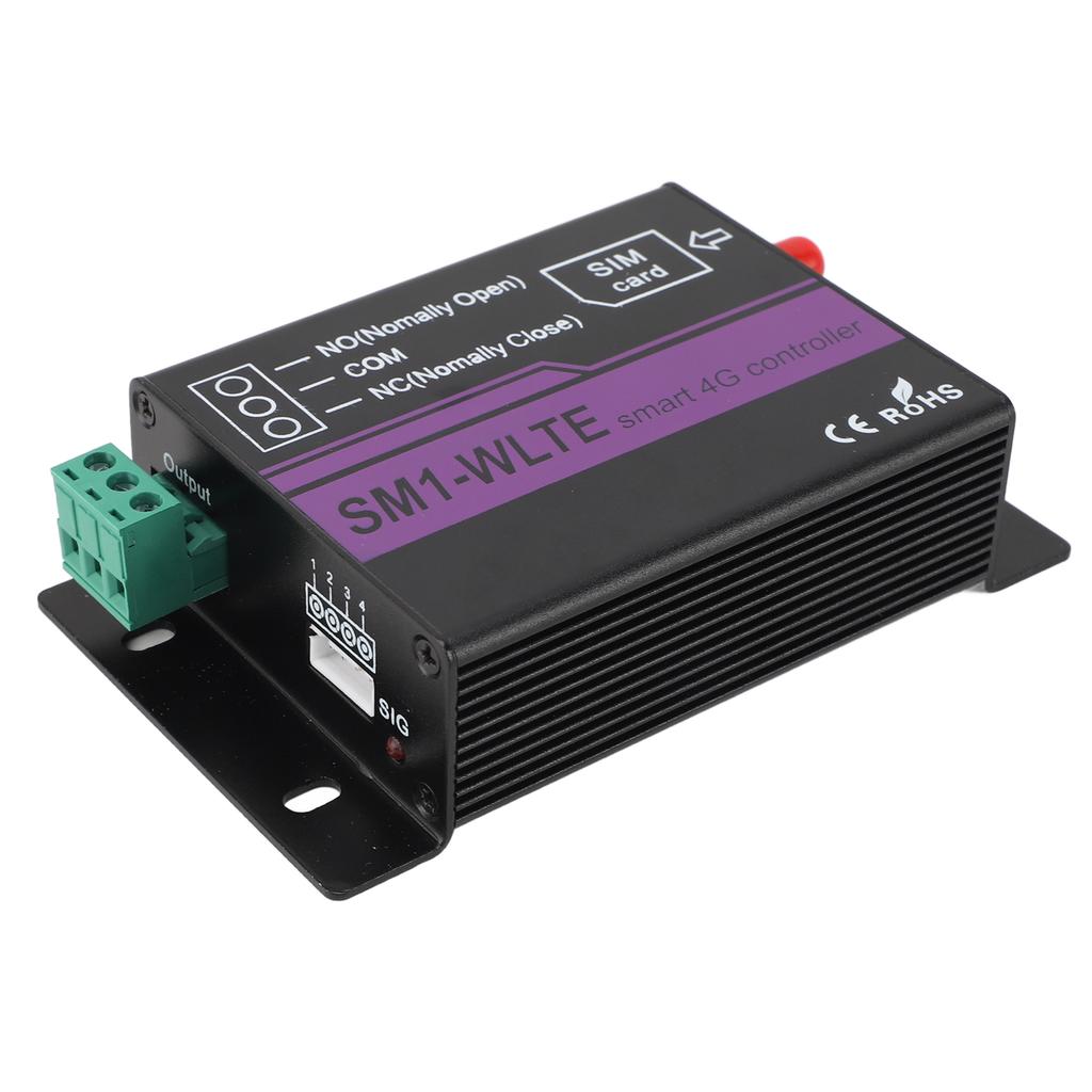 GSM Gate Opener 4G Mobile Phone Access Controller APP WEB Temperature Humidity Alarm SMS Power