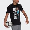 Adidas Messi Icon T-Shirt Herren Tops Schwarz HA2917