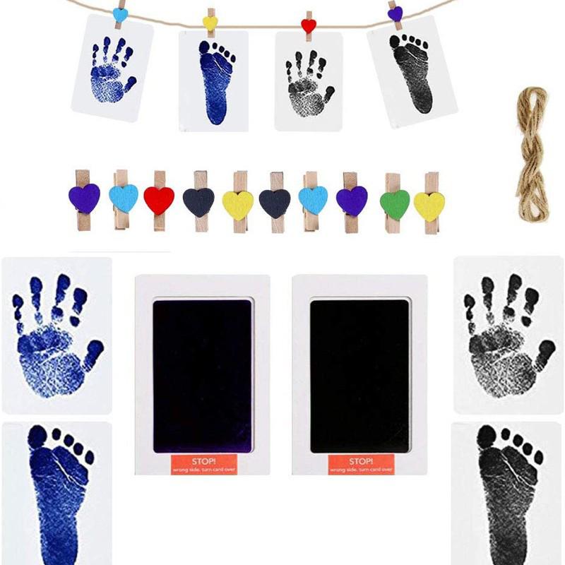 Baby Ink Pad: Handprint, Footprint, Pet Paw Print Keepsake - Perfect for Baby Christening Gifts