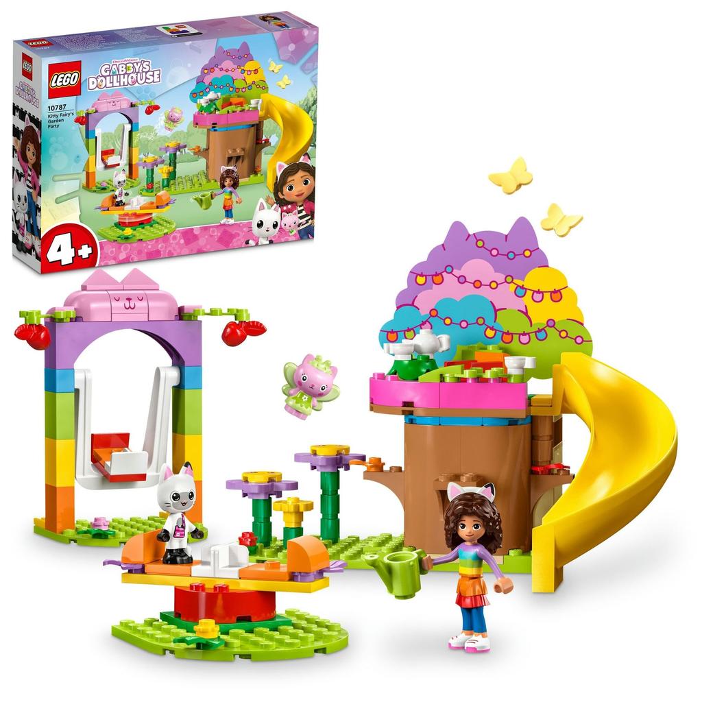 LEGO Domeček pro panenky s kočičkami, vílou, zahradní párty, hračka, dárek k narozeninám, kostka, vzdělávací, vánoční, pro chlapce a dívky, pro děti 4 roky, 5 let, 6 let