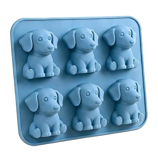 Köpek Buz Kalıbı Esnek Silikon Kalıp BPA İçermez Tekrar Kullanılabilir Buz Yapıcı Viski Kokteyller Kahve İçecekleri İçin Kolay Çıkarılabilir Bulaşık Makinesinde Yıkanabilir Mutfak Gereçleri