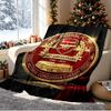 Arsenal F.C Pattern Blanket for Home Decoration, Bed, Sofa, Car Travel, Camping, Suitable for All Seasons, Birthday Christmas Gift