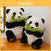 Bamboo Panda Flute Plush Toys Cute Cartoon Childrens Sleep With Dolls Gifts