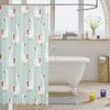 Cute Goose Shower Curtain for Kids Child,Cartoon Hand Drawn Goose Pattern Bathroom Curtain Farm Style Duck Animal Bath Curtain