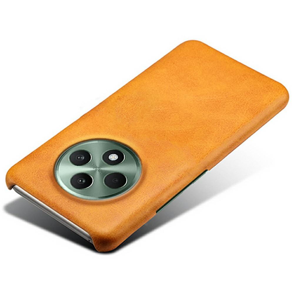 For Oppo Reno12 F 5G Case Calf Texture PU Leather Hard PC Protective Phone Cover