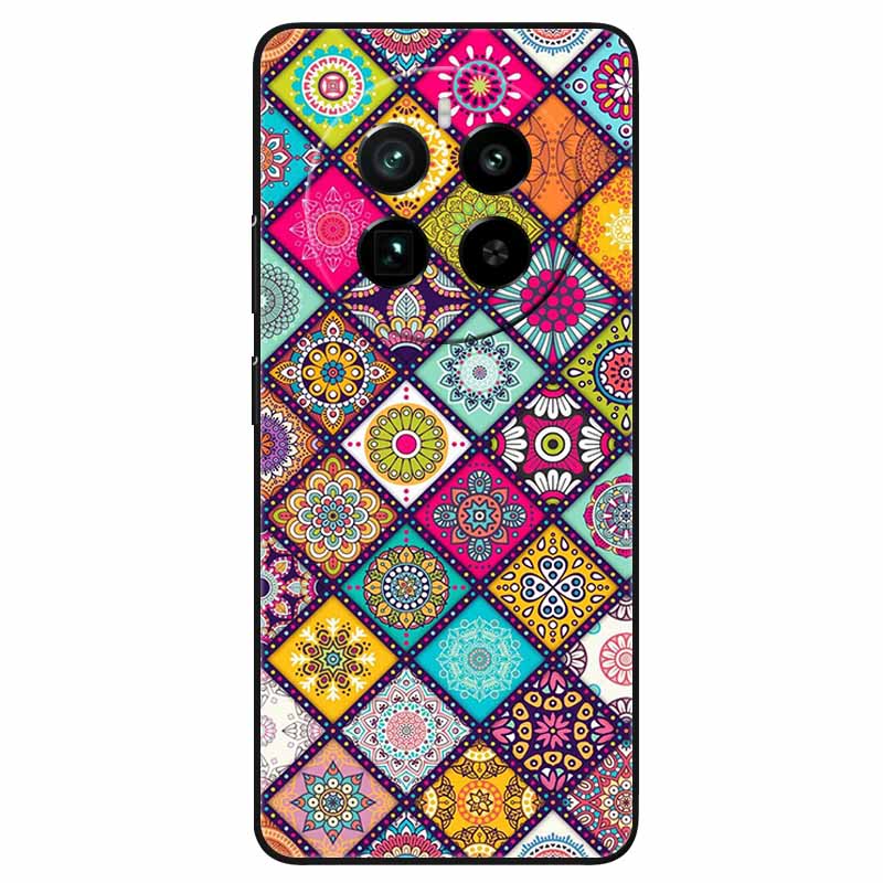 For Realme 12 4G Case Black Silicone Lovely Cute Soft TPU Phone Cases On Realme12 4G Protect Bumper Cover Shell Coques 6.67''