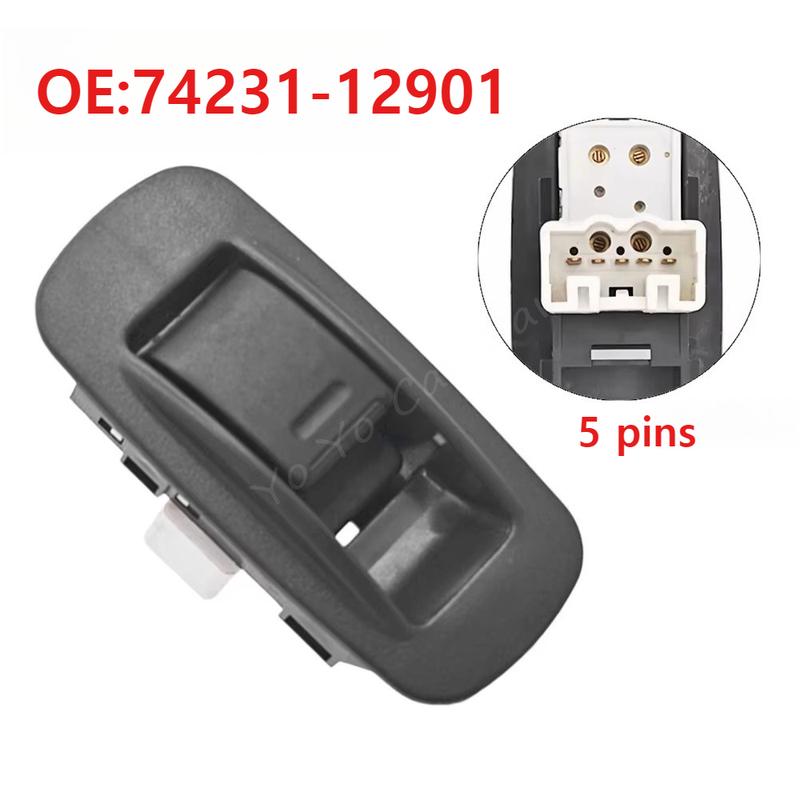 74231-12901 Car Electric Power Window Glass Lifter Single Button Switch For Toyota Car Parts 7423112901