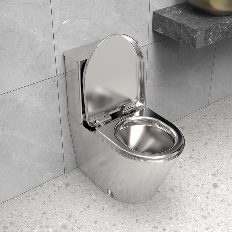 Stainless Steel Prison Toilet with Water Tank, 304 Thickened