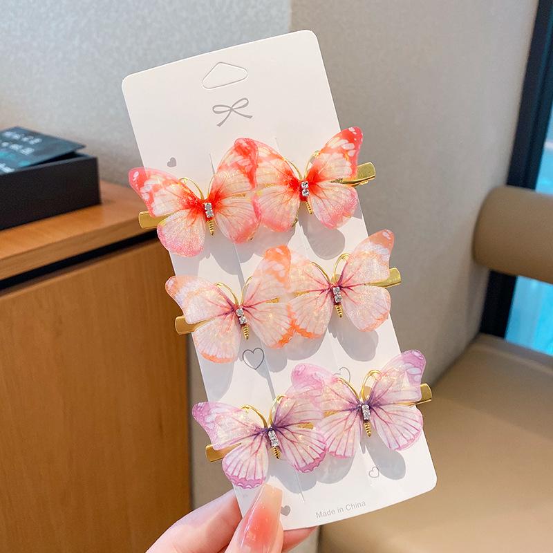 3D Butterfly Bow Hair Clip for Kids - Gentle On Hair