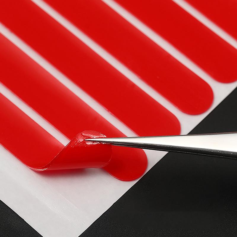 24/40Pcs Clear Nail Adhesive Tape False Nails Display Stand Glue Stickers Double-Sided Pasted Manicure Practice Showing Tools