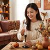 Halloween Ghost Long Pole Candle Gothic Ghost Candles Table Decorations Entryway Mantel Party Atmosphere Arrangement Candles
