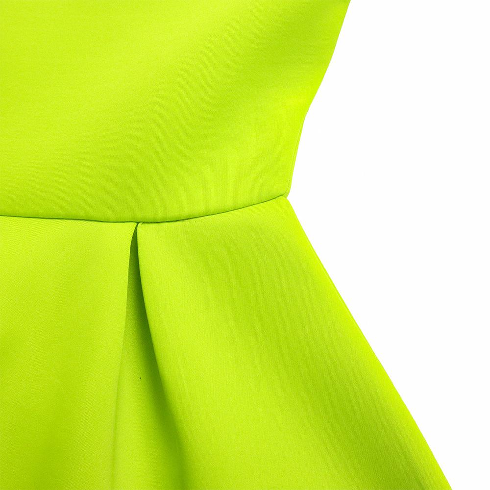 Velká velikost Dámská Móda Jednobarevné šaty Dámské Elegantní Jednodílné šaty s výstřihem do V s nabíranými rukávy