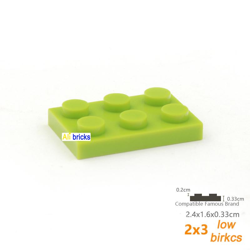 20ks DIY Stavebnice Tehly 2X3 Vzdelávacie Skladanie Konštrukcia 3021 Tenké Figúrkové Tehly Pre Deti Kompatibilná Značka