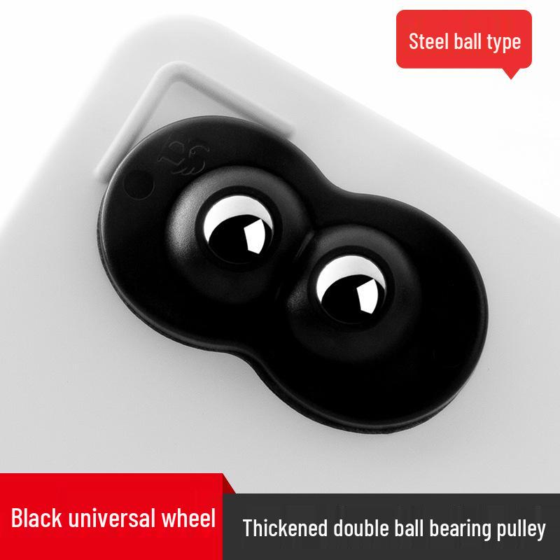 Roulettes d'ameublement pivotantes silencieuses: Roulettes adhésives universelles pour un déplacement facile