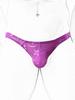 Low Waist Men'S Lace Thong Sex Exotic Lingerie Man G-String Ice Silk U Pouch Sheath Briefs Sissy Underpants Male Allure