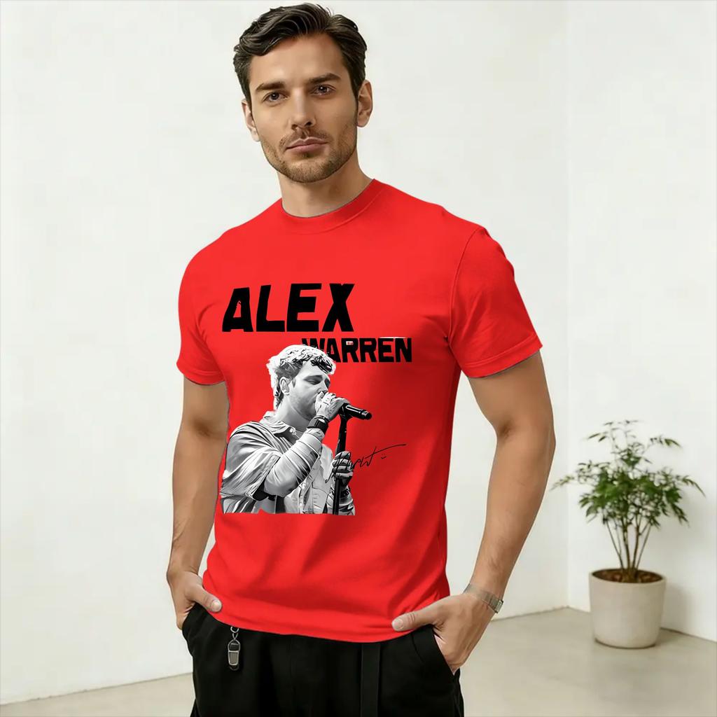 Alex Warren Finding Friday On the Road Tour 2026 Cotton T Shirt For Unisexs Summer Y2K Retro TShirts Crew Neck Tee Shirt Oversize